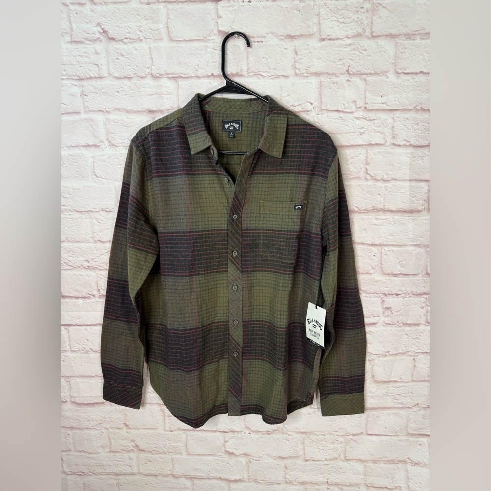 🔥 Billabong Mens Coastline Flannel Size Small